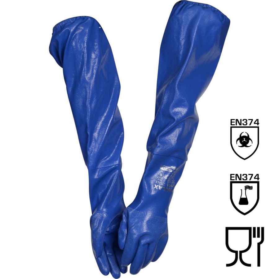Thor 7020 Phulax Chemi nítril hanskar 65cm