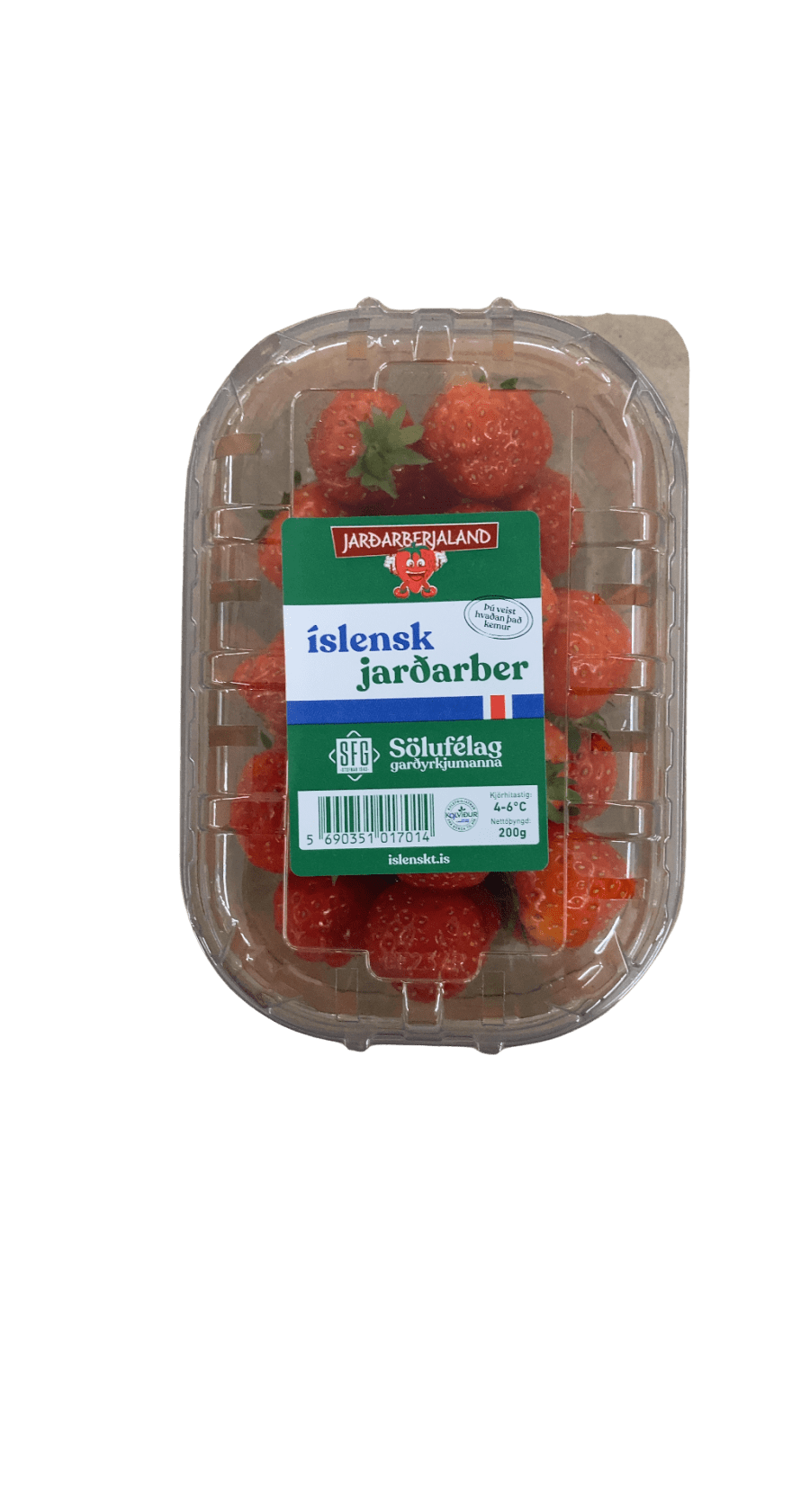 Jarðarberjaland Íslensk jarðarber 200 g