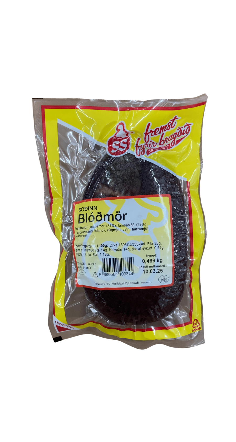 SS Soðinn Blóðmör 466 g