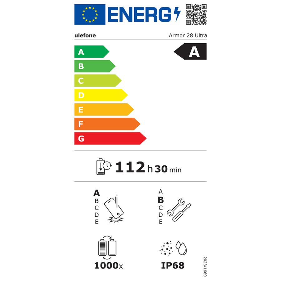 Ulefone Armor 28 Ultra 1TB 5G vinnusími með hitamyndavél