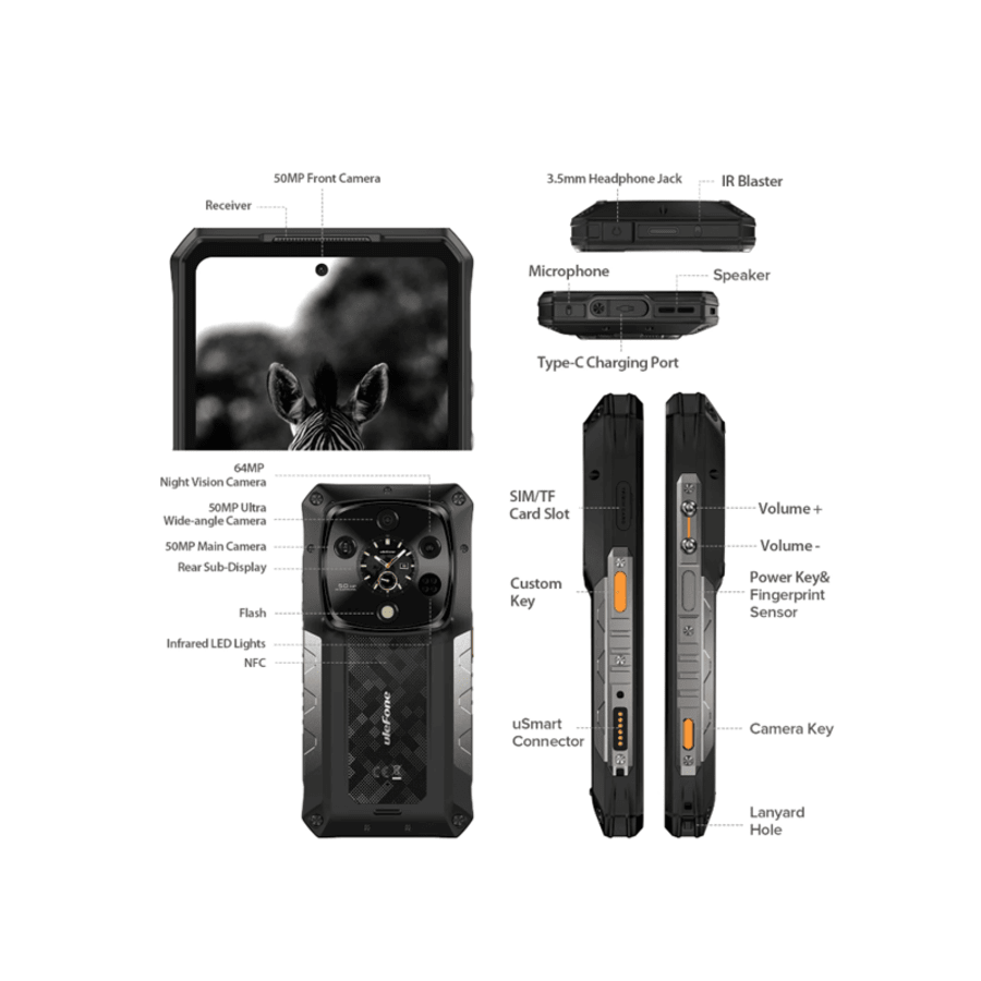 Ulefone Armor 28 Ultra 1TB 5G vinnusími