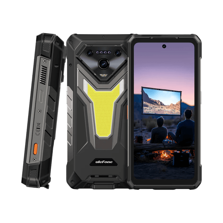 Ulefone Armor 34 Pro 16+512GB 5G vinnusími m. skjávarpa