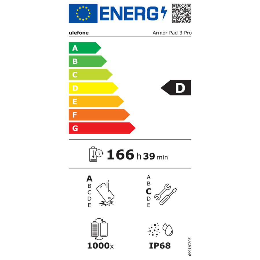 Ulefone Armor Pad 3 Pro 10" 256GB 4G vinnuspjaldtölva