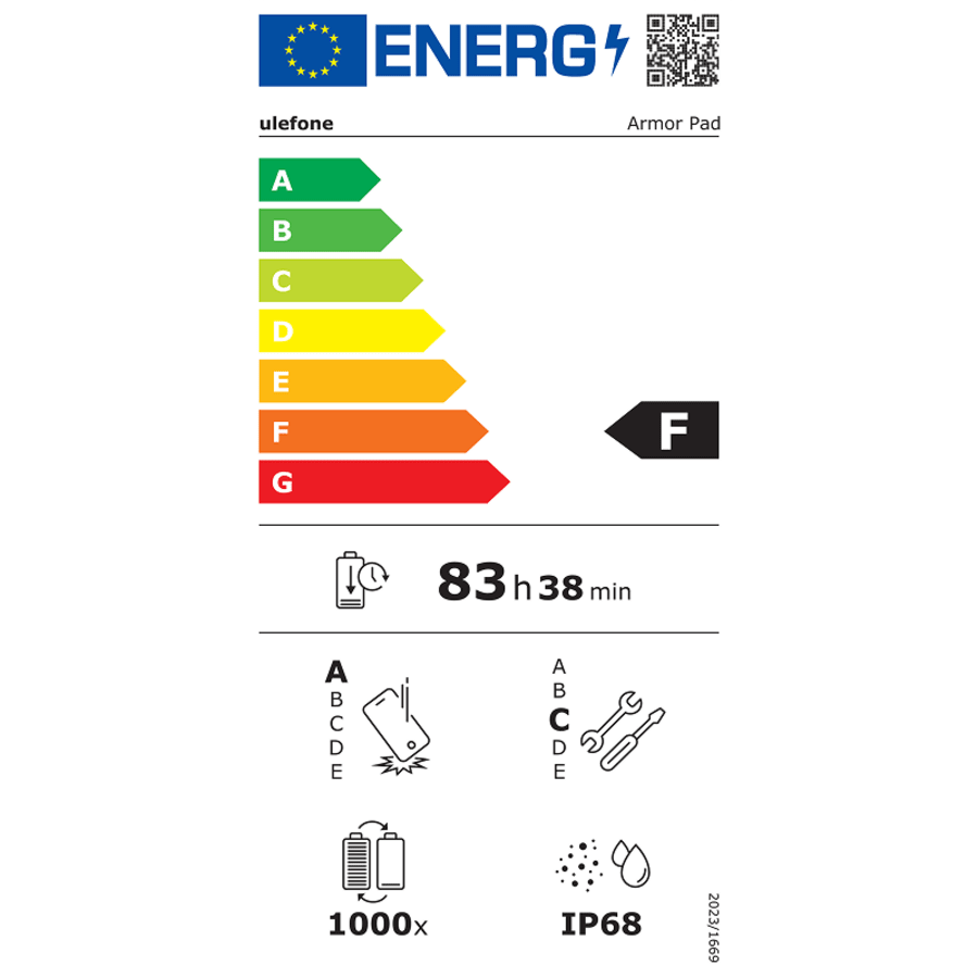Ulefone Armor Pad 8" 64GB 4G vinnuspjaldtölva