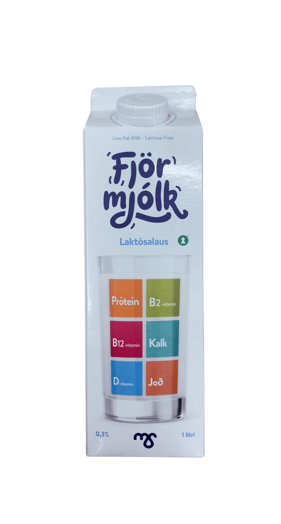 Fjör Mjólk Laktósalaus 0,3% 1 l