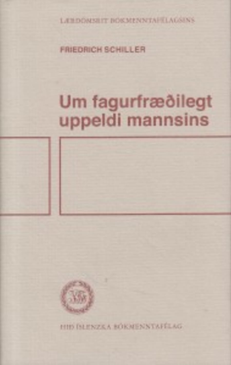 Um fagurfræðilegt uppeldi mannsins