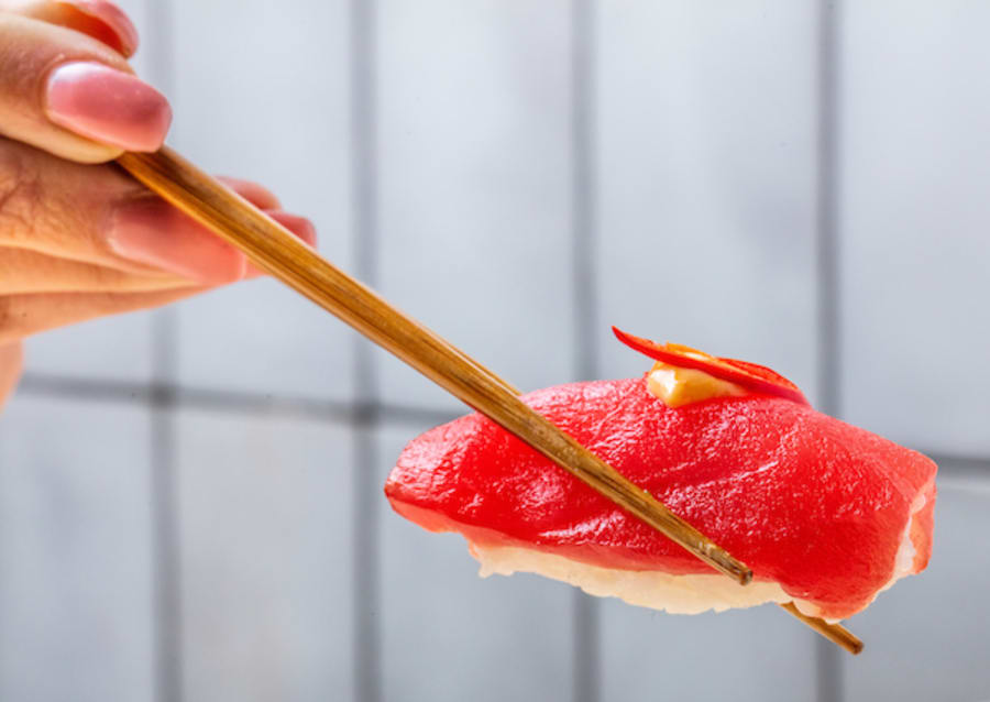 10 stk nigiri túnfiskur