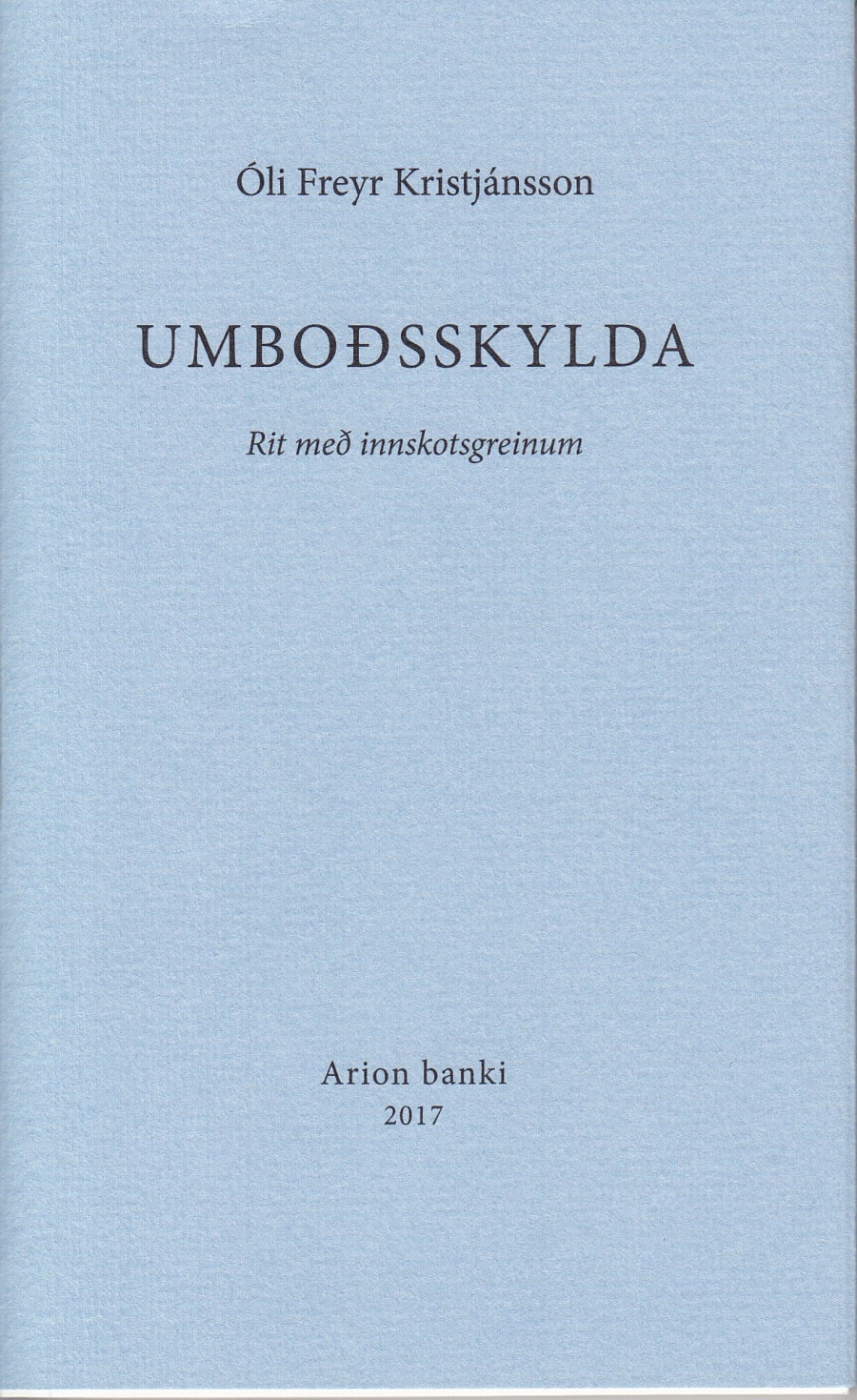 Umboðsskylda