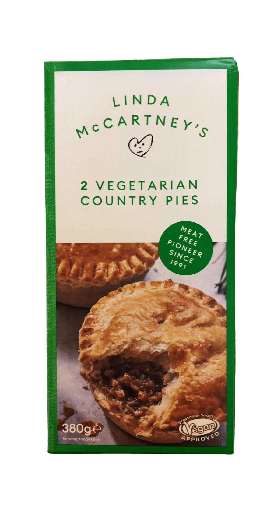 Linda McCartney's 2 grænmetis „Country“ bökur 380 g
