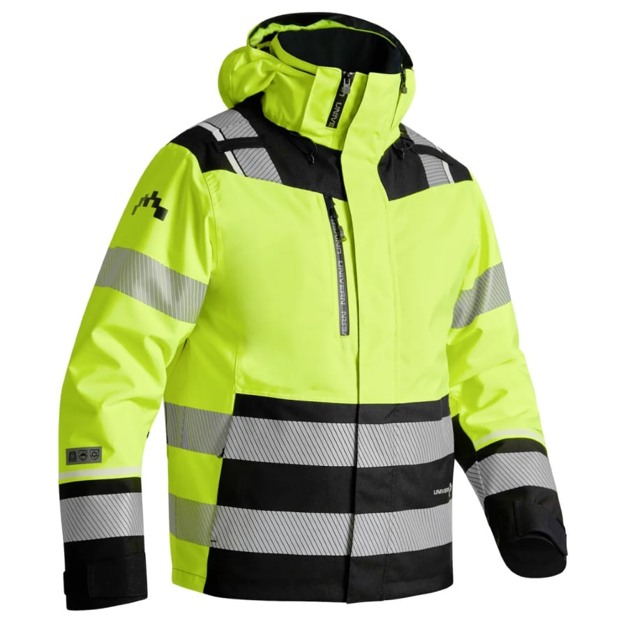 Univern Protec 2in1 heilsársúlpa HiViz gul