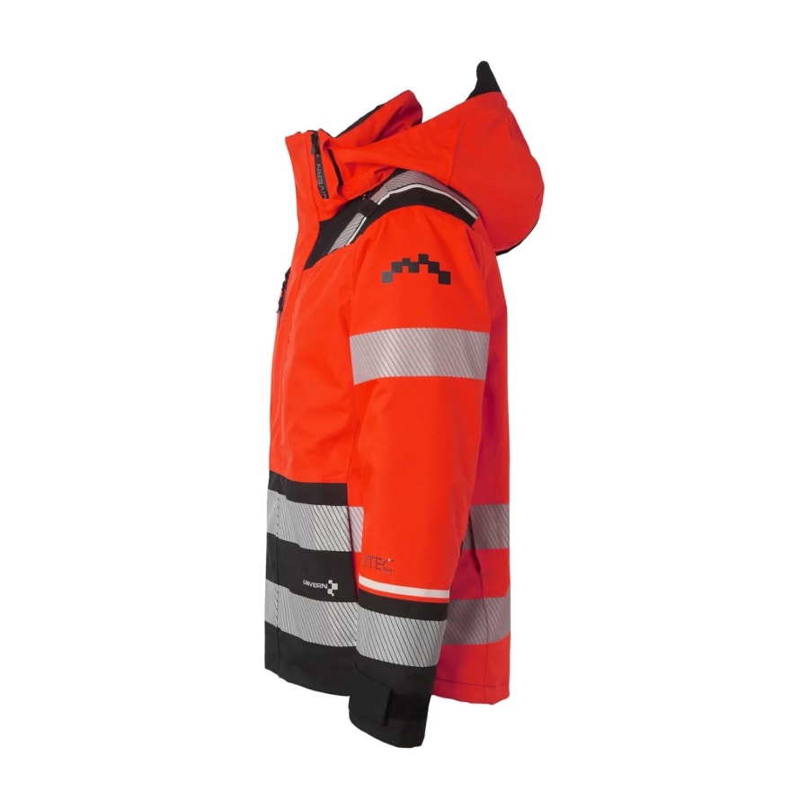 Univern Protec 2in1 heilsársúlpa HiViz rauð