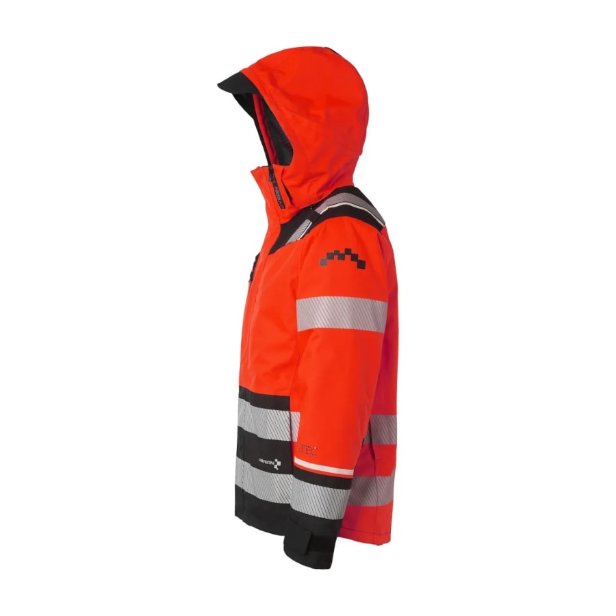 Univern Protec 2in1 heilsársúlpa HiViz rauð
