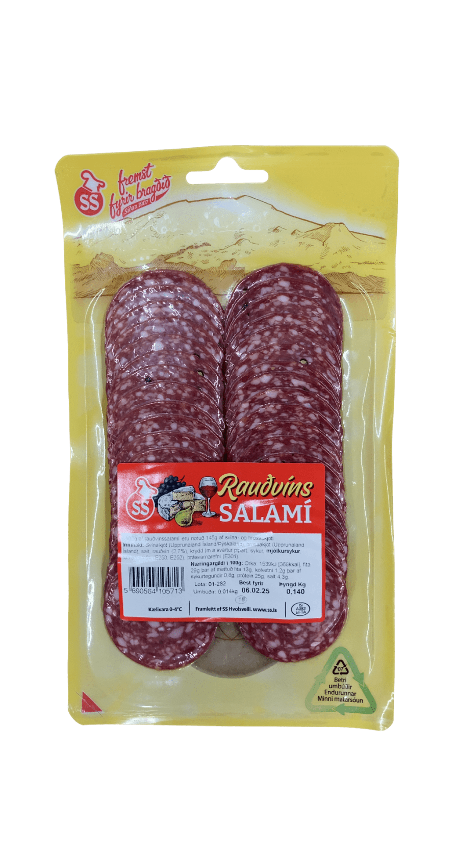 SS Rauðvínssalamí 140 g