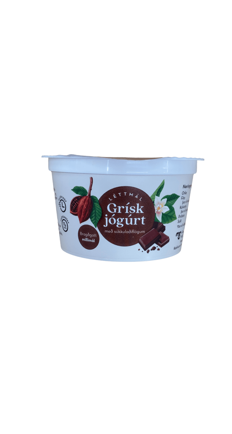 Heinriks Léttmál Grísk jógúrt með súkkulaðiflögum 180 g