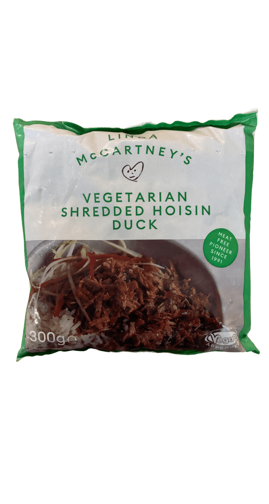 Linda McCartney grænmetis „rifinn“ hoisin-andi 300 g