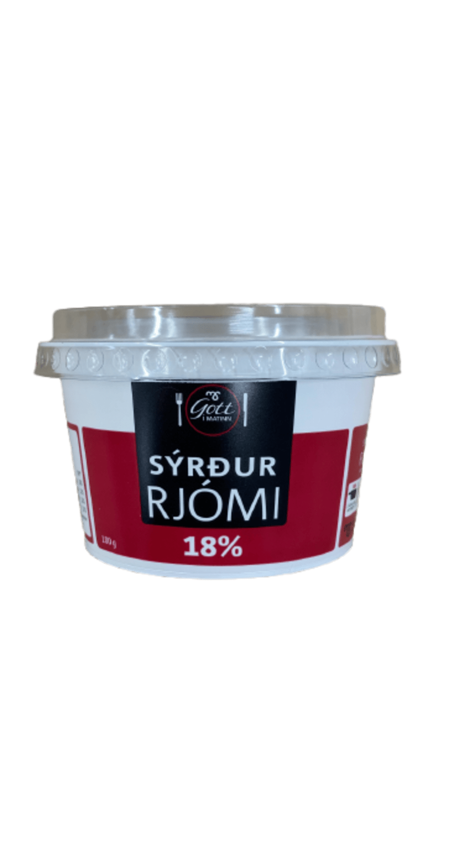 MS Sýrður rjómi 18% 180 g