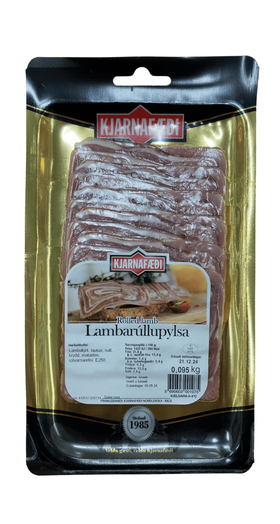 Kjarnafæði Lambarúllupylsa 95 g