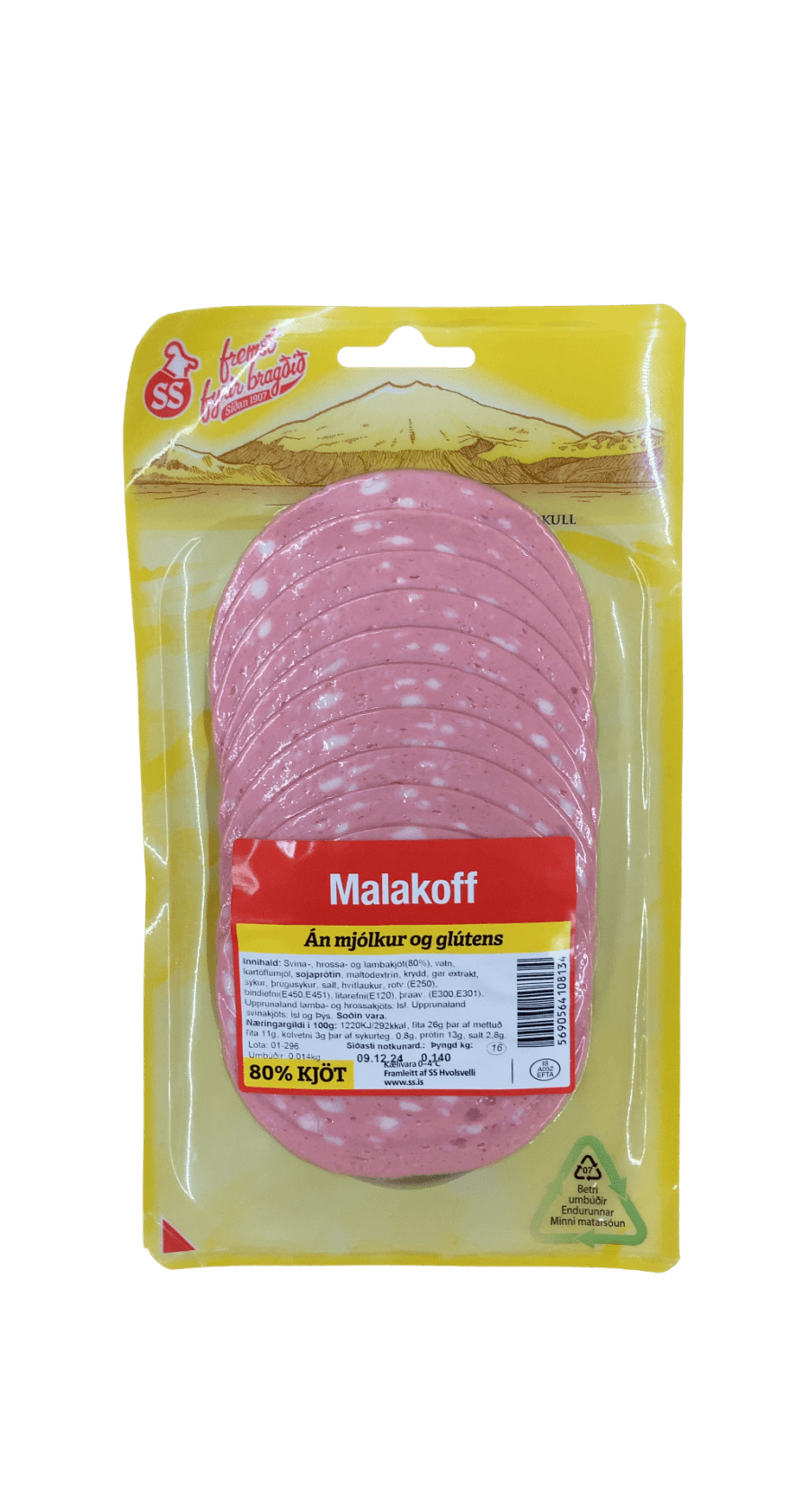 SS Malakoff Án mjólkur og glútens