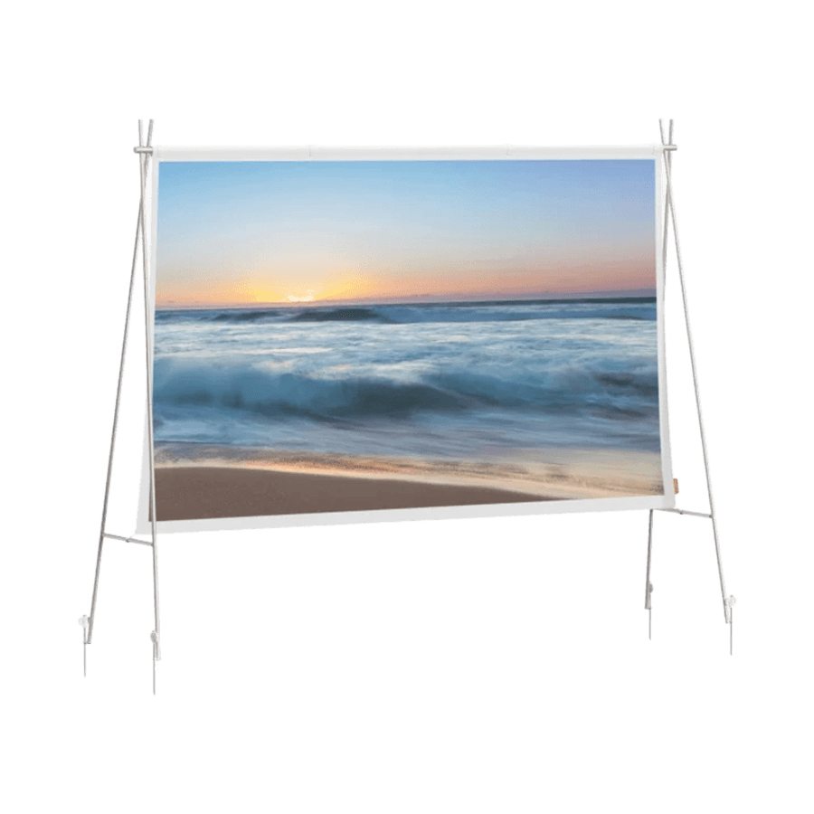 XGIMI Portable Outdoor Screen 70" skjávarpatjald á standi