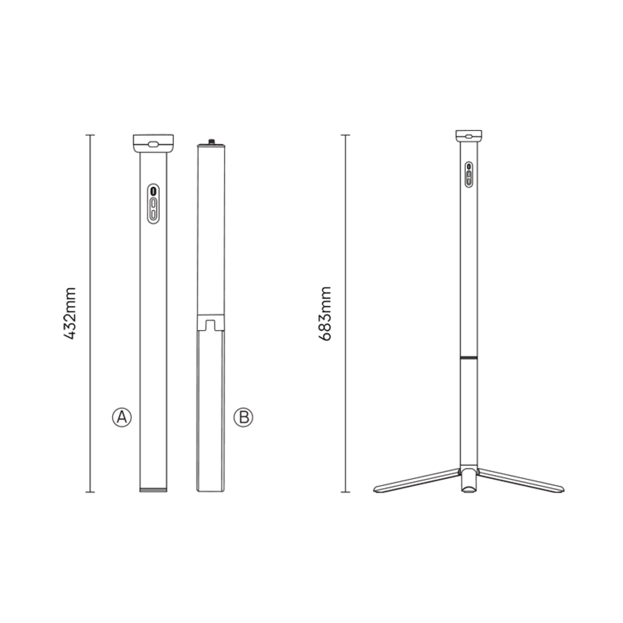 XGIMI PowerBase Standur f. MoGo 4 skjávarpa