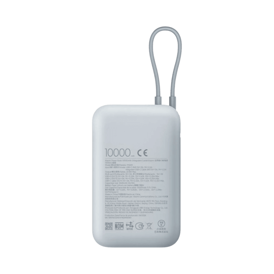 Xiaomi 22.5W Power Bank 10.000mAh hleðslubanki með snúru