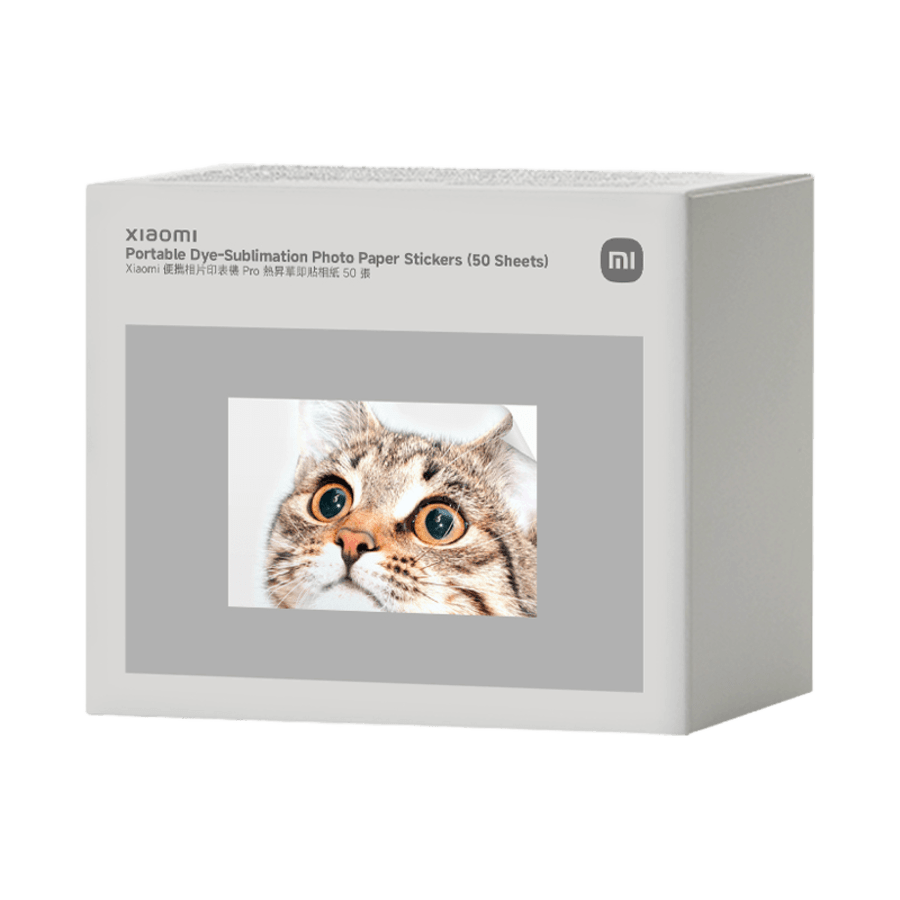 Xiaomi Dye-Sublimation Paper - 50 blöð m. límbaki