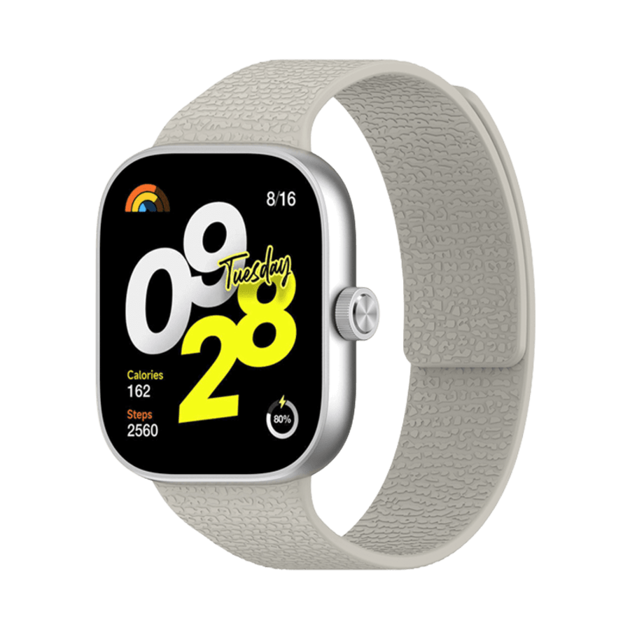 Xiaomi Smart Band 8/9 Pro - Redmi Watch 4/5 (W016) - Grá sílikon ól m. segli