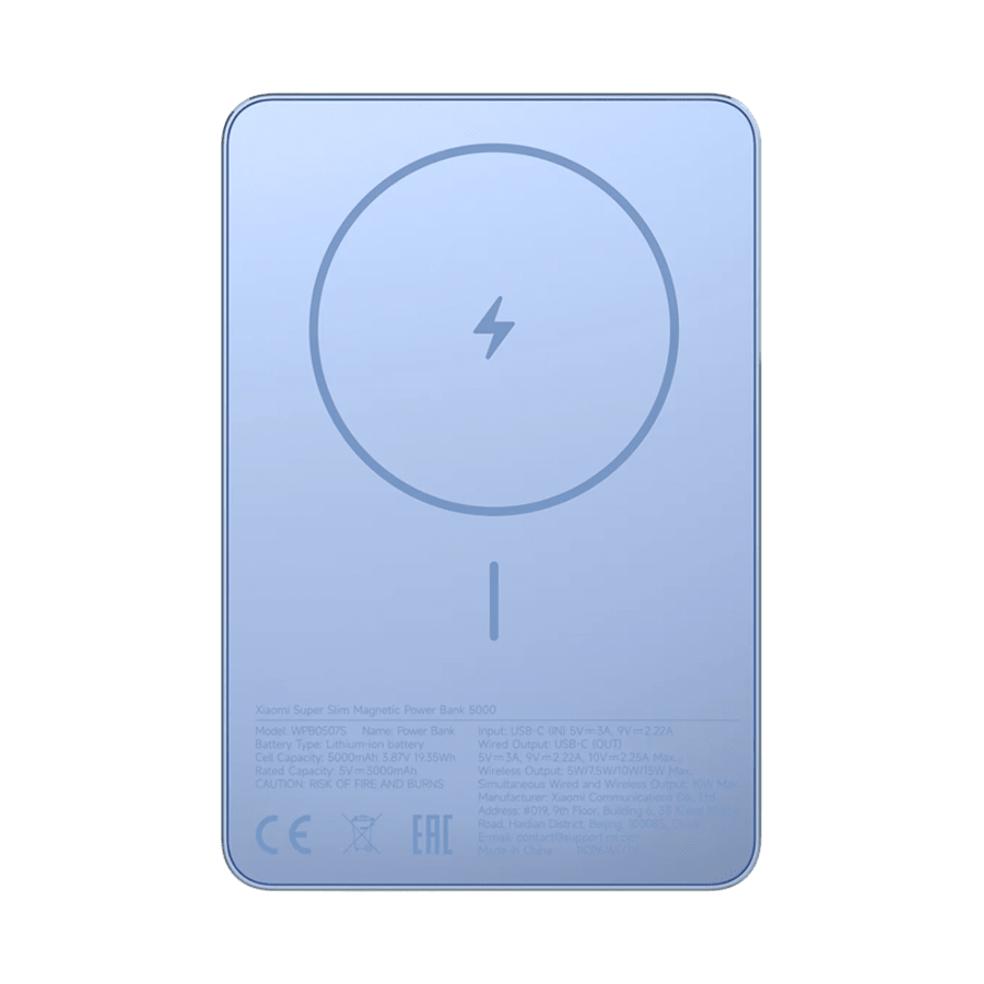 Xiaomi Super Slim Magnetic Power Bank 5.000mAh hleðslubanki