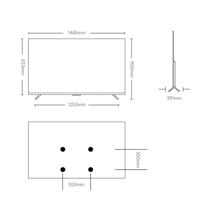 Xiaomi TV A Pro 65" 2026 4K QLED sjónvarp