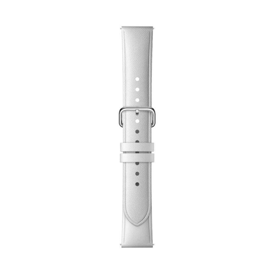 Xiaomi Watch S4 41mm snjall- og heilsuúr - Hvítt leður
