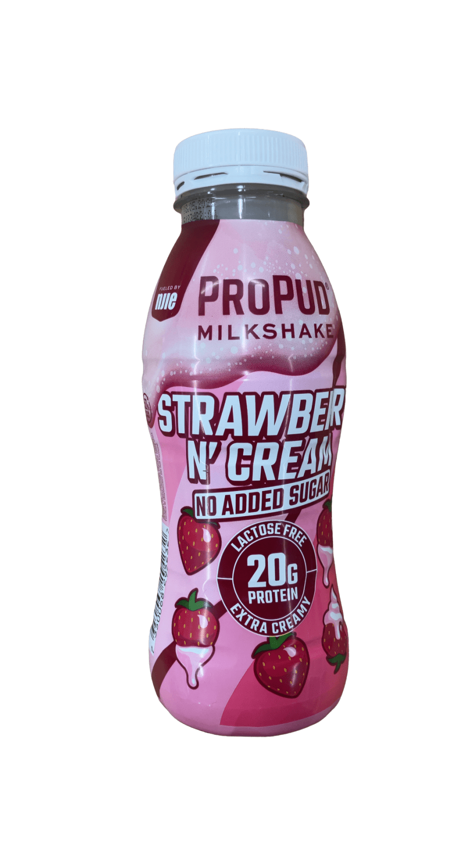 ProPud próteinmjólkurhristingur jarðarber og rjómi 330 ml
