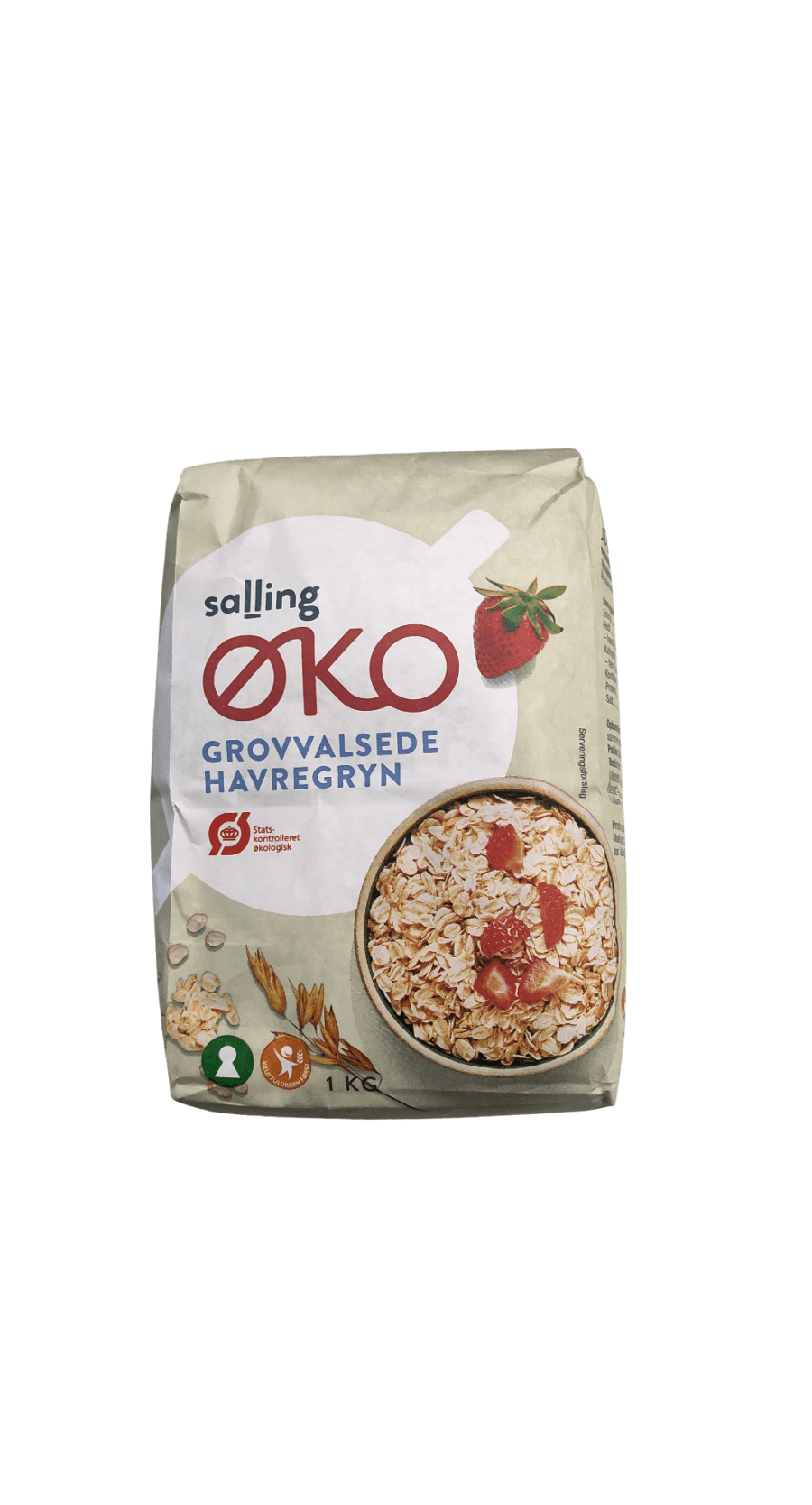 Salling lífræn grófvalt hafragrjón 1 kg