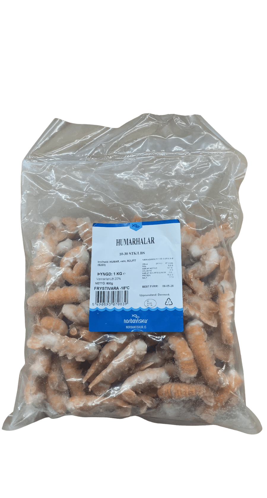 Norðanfiskur Humarhalar 800 g