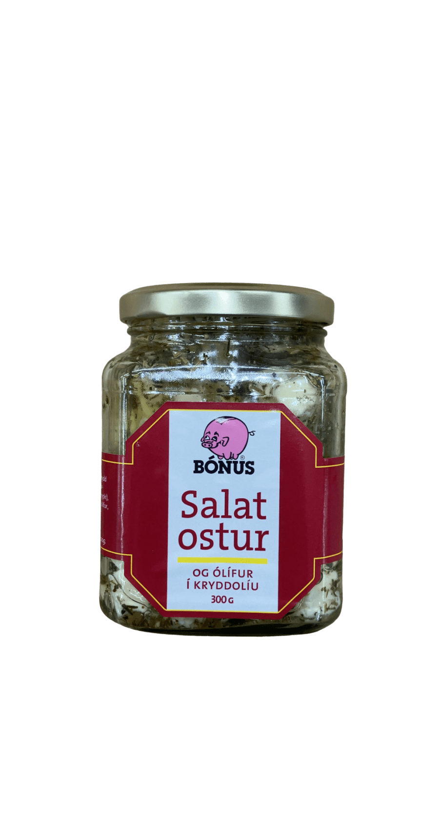 Bónus Salatostur og ólífur í kryddolíu 300 g