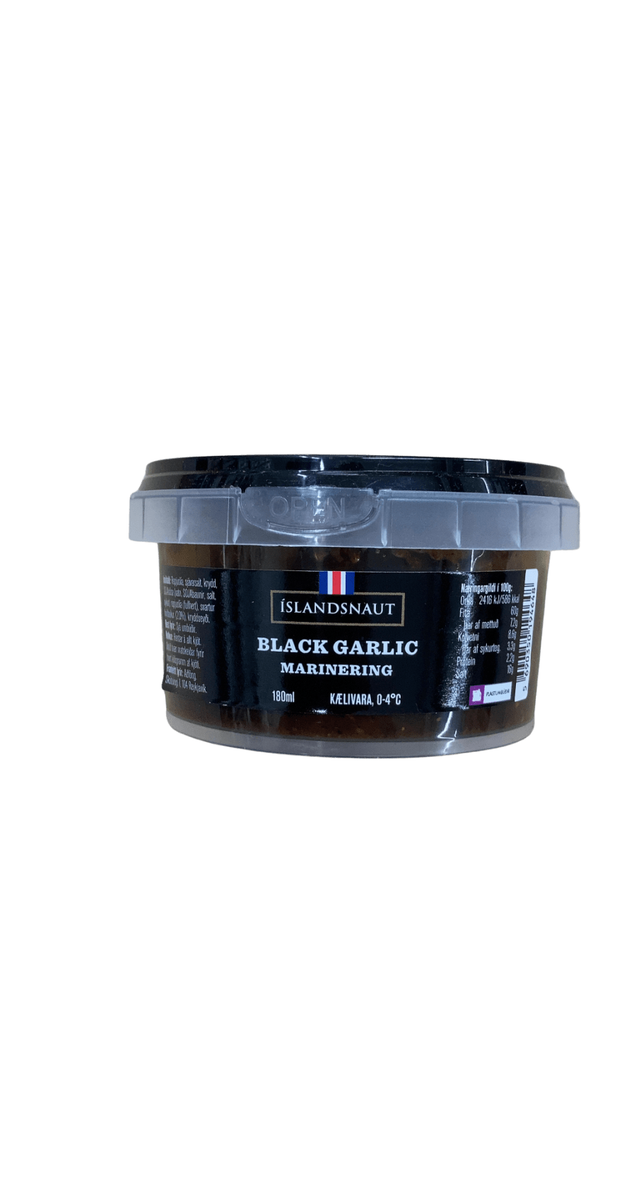 Íslandsnaut Black Garlic Marinering 180 ml