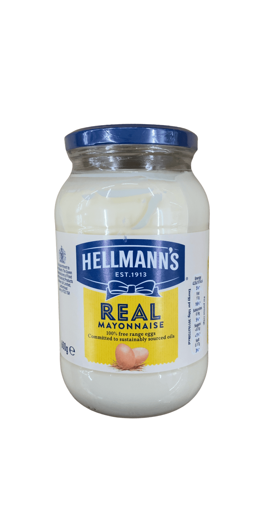 Hellmann's alvöru majónes 600 g