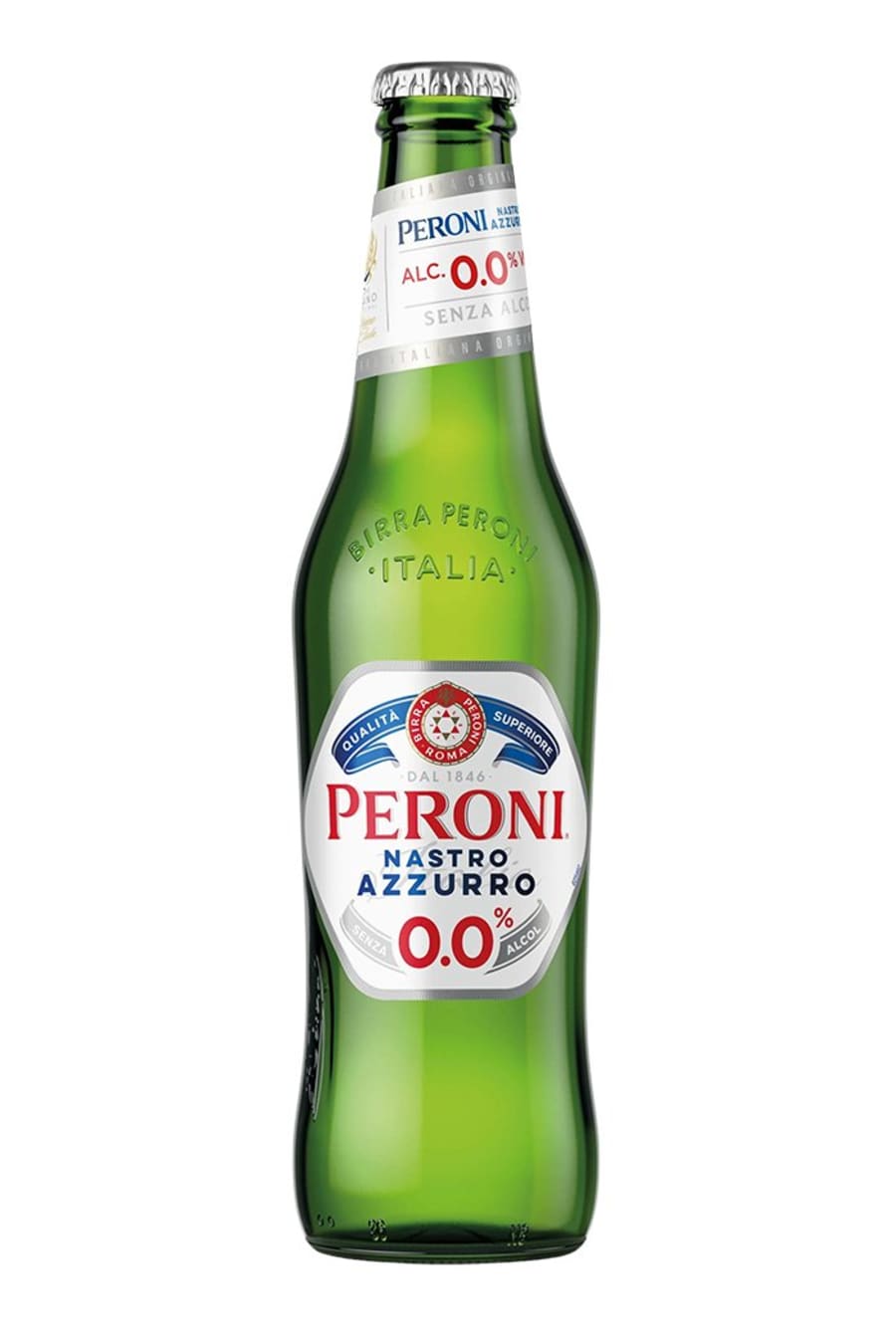 0,0% Peroni Nastro Azzurro / 12 flöskur