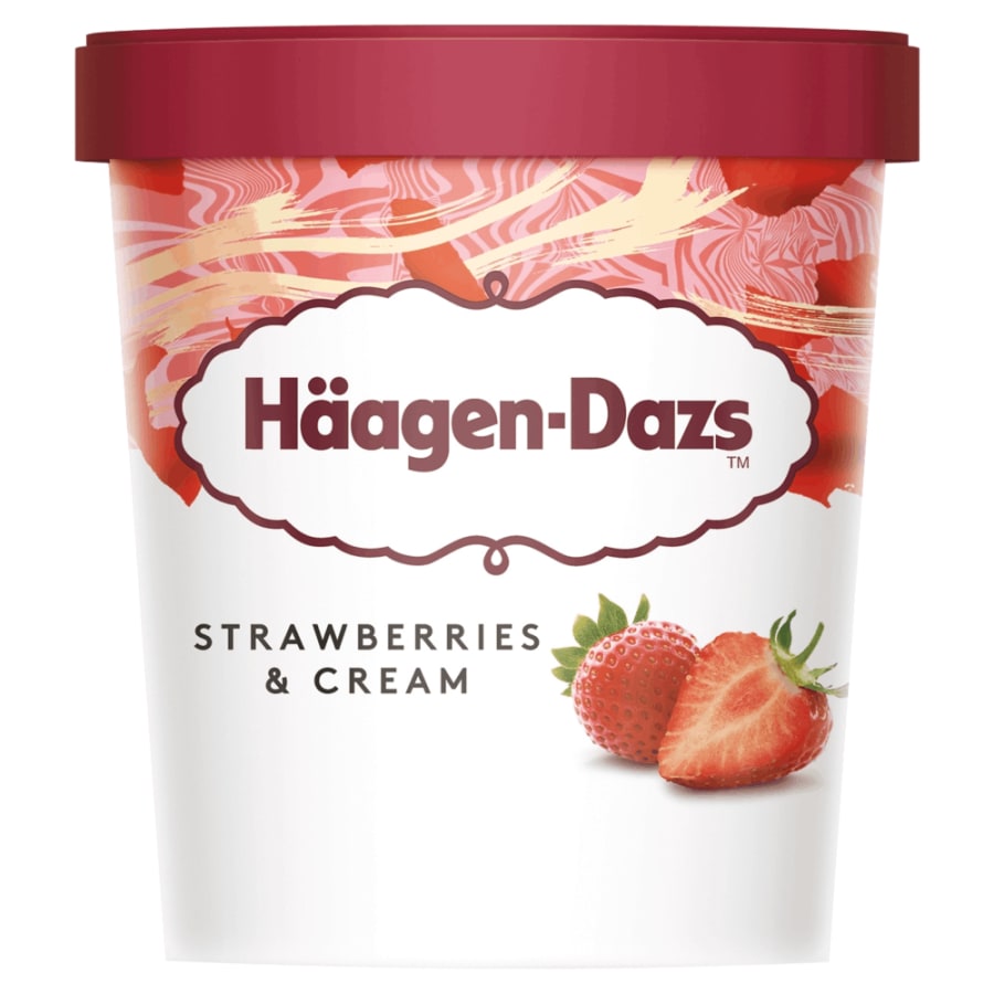 Hagen-Dazs strawberry & cream
