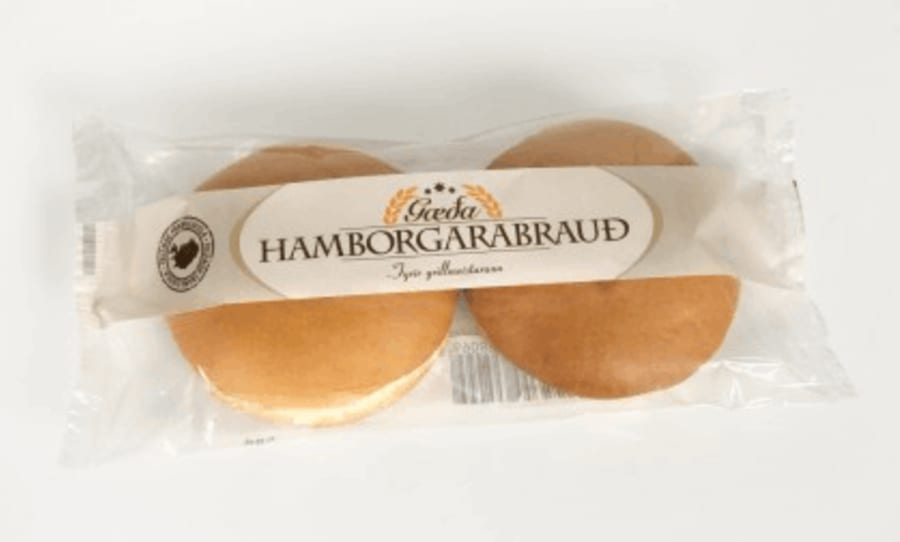 Hamborgarabrauð 2 stk 