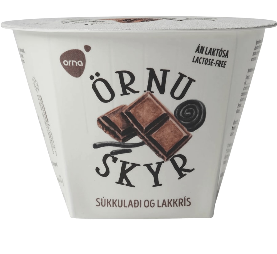 Arna Skyr súkkulaði og lakkrís