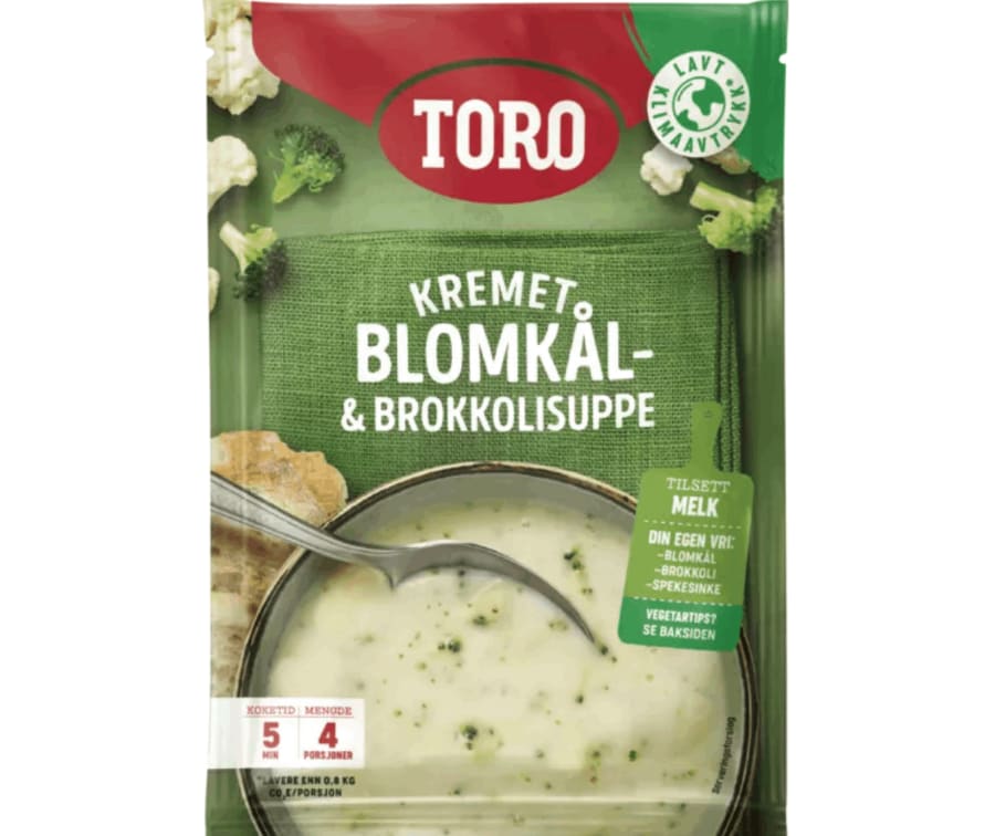 Toro súpa blómkál/brokkoli