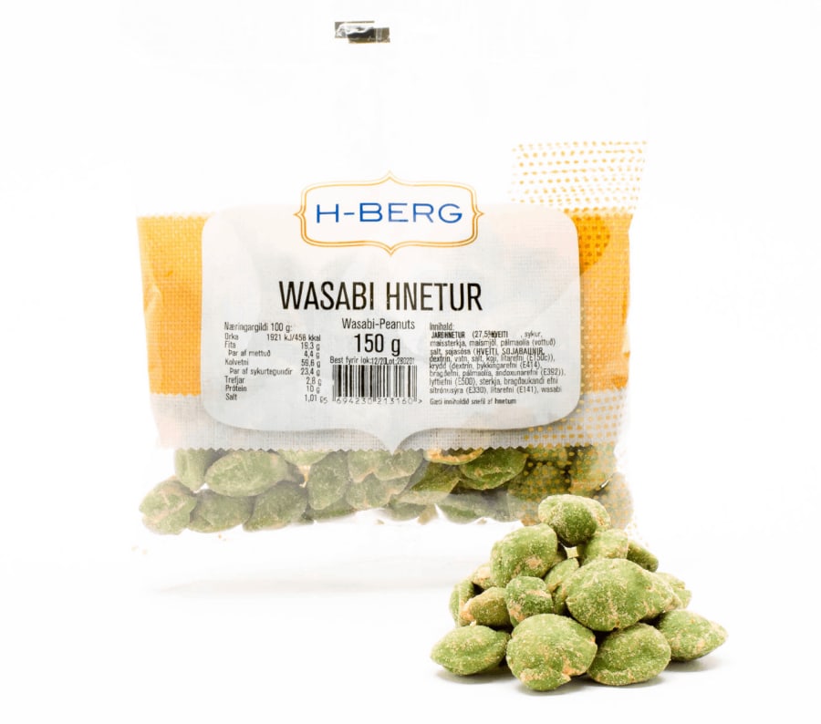 H-Berg wasasbi hnetur 150 gr