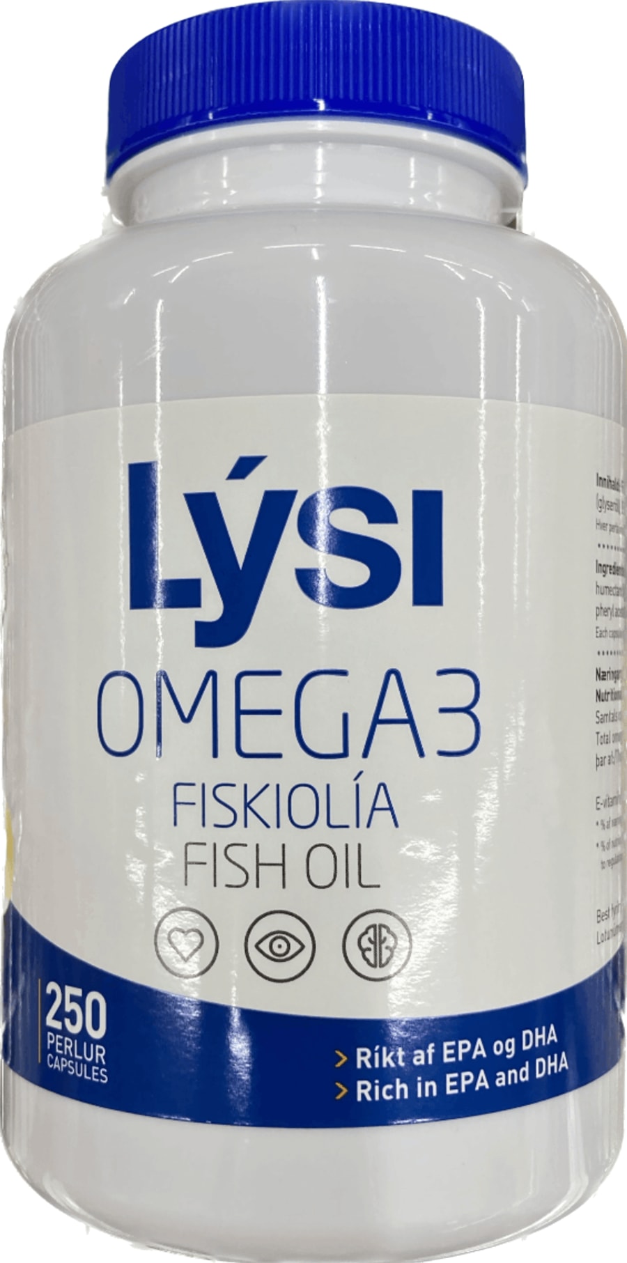 Lýsi omega-3 250 stk