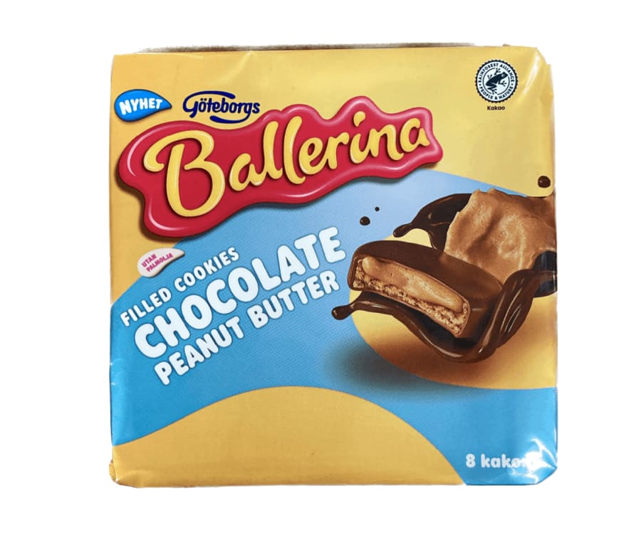 Ballerina chocolate peanut butter 128 gr