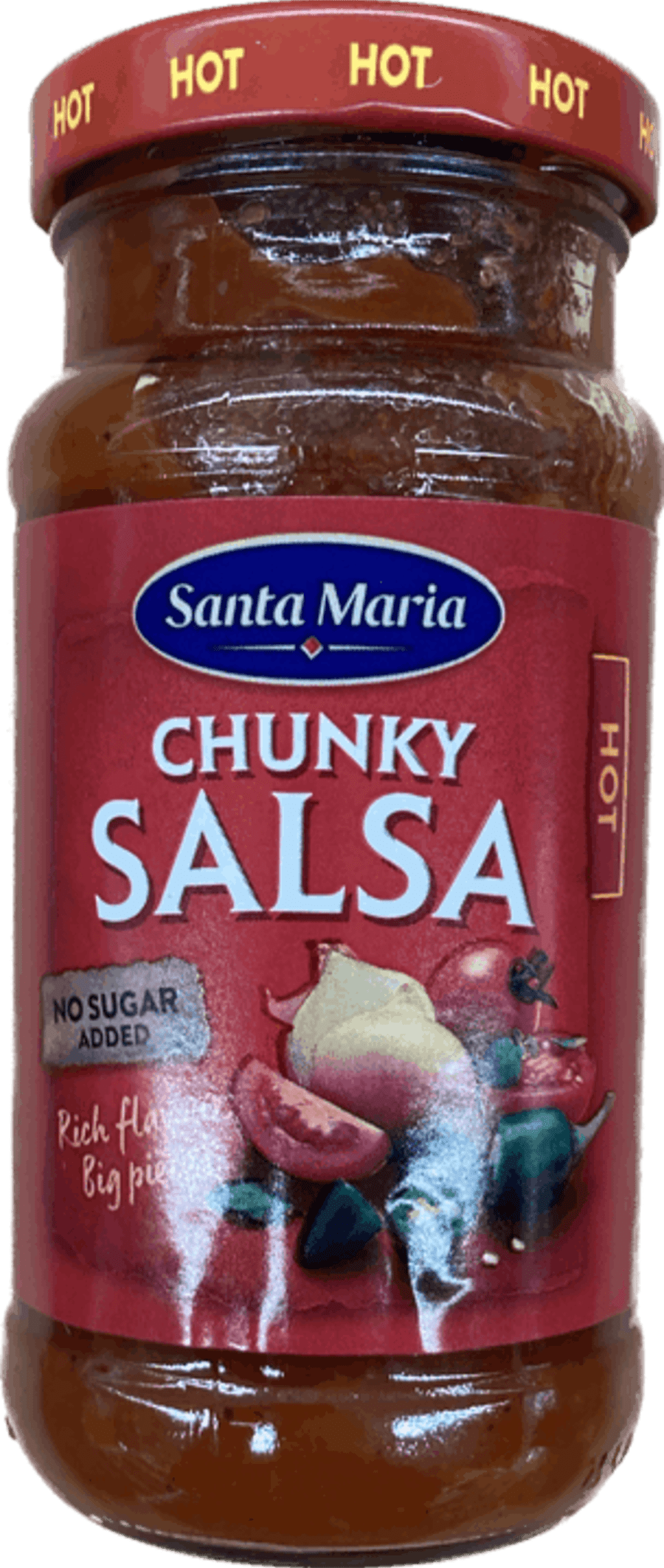 S.m chunky salsa hot 230 gr
