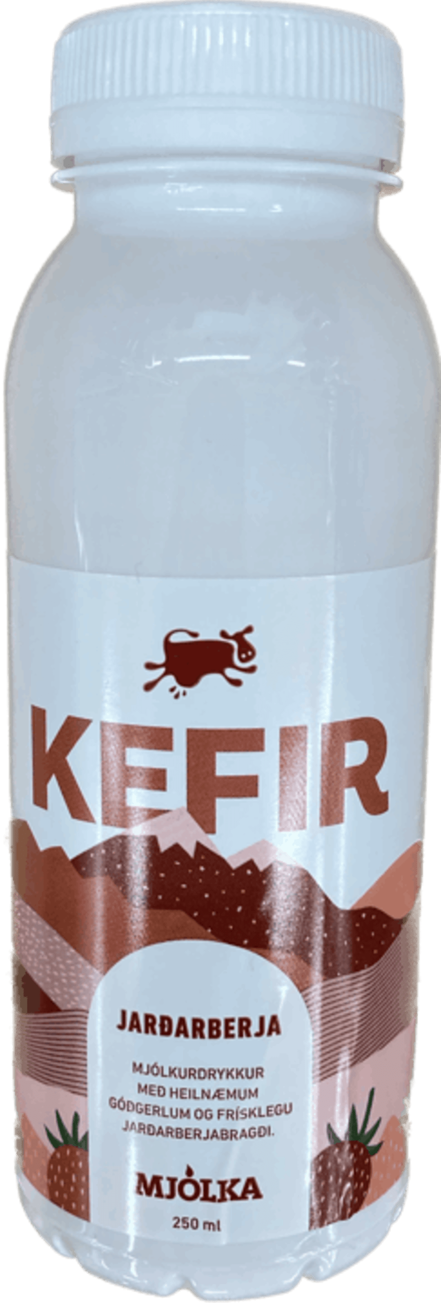 Mjólka kefir jarðarber 250 ml