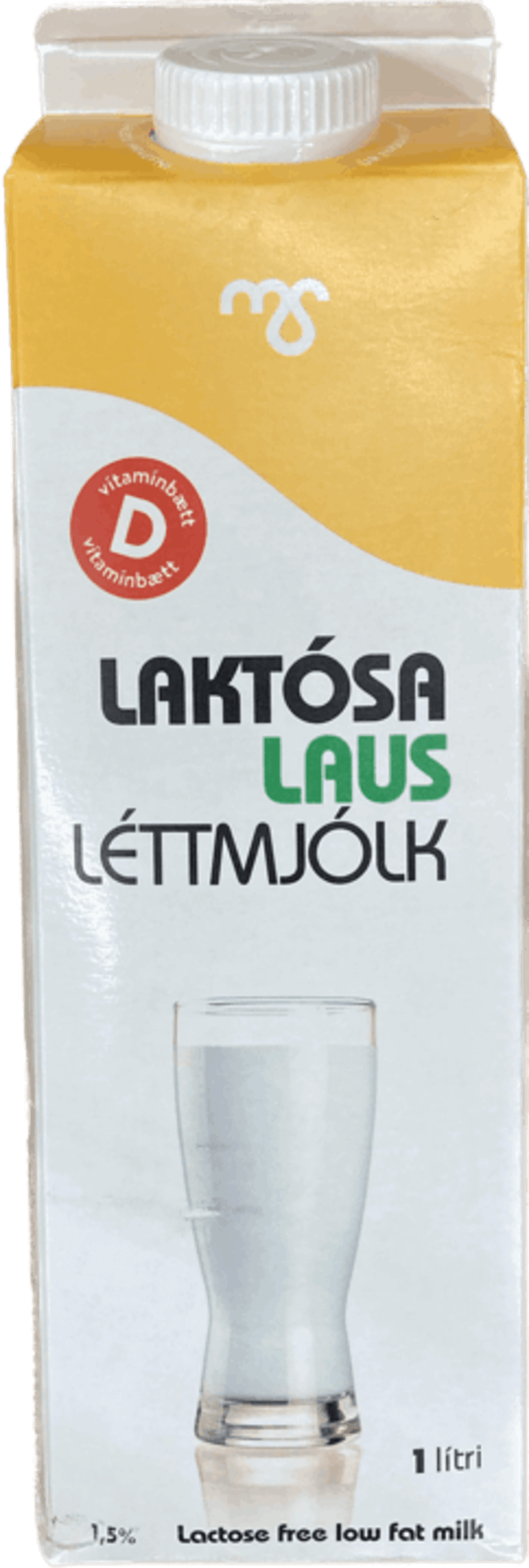 Ms laktósa-frí létt mjólk 1 ltr