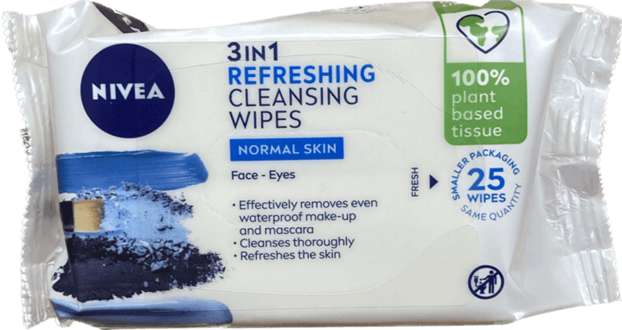 Nivea cleansing wipes 25 stk