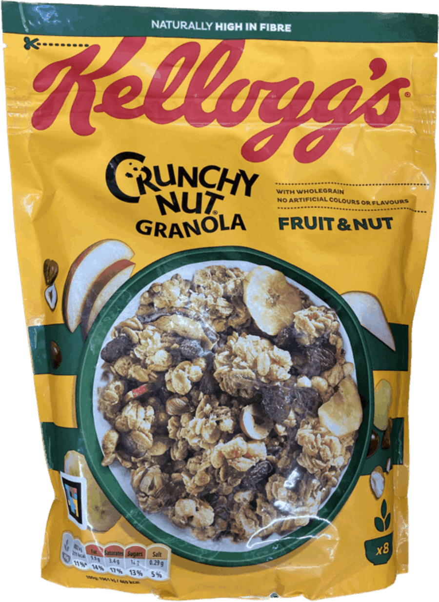 Kellogs crunchy nut granola 380 gr