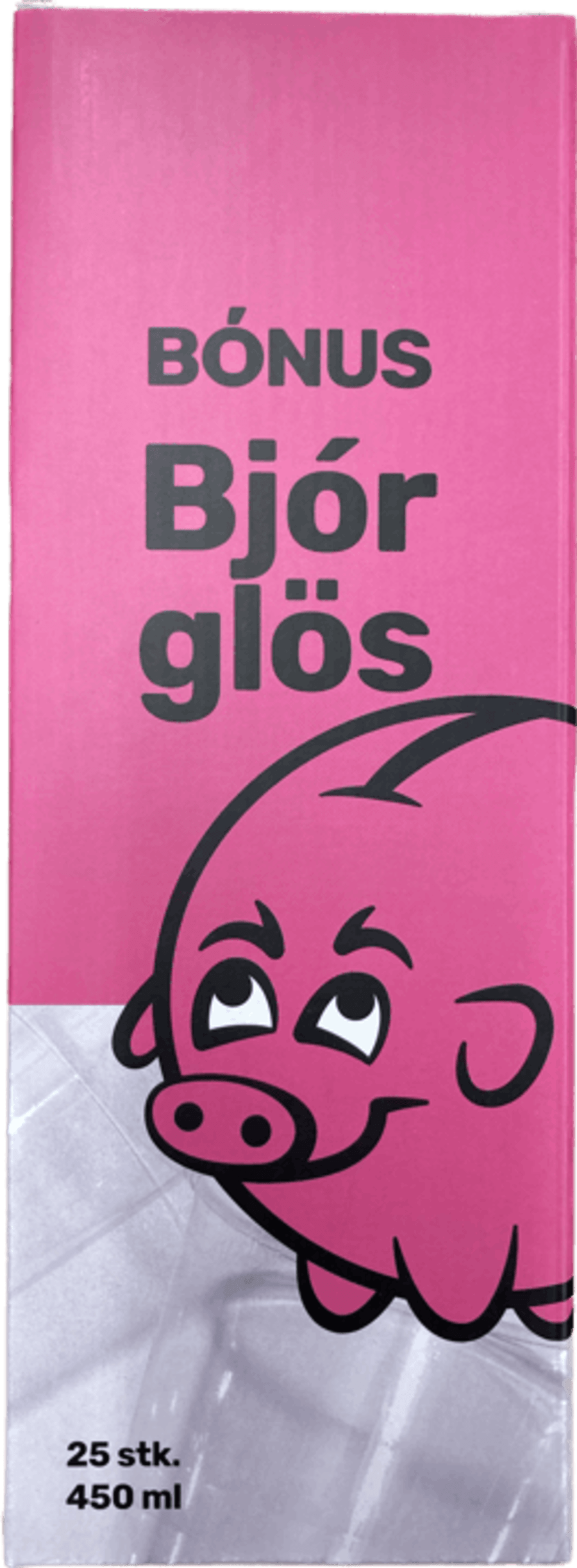 Bónus bjór glös 25 stk 450 ml